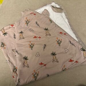 Kyte BABY HP Herbology Sleep Sack - Beige and White